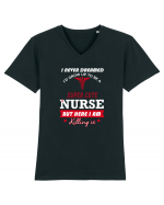 NURSE Tricou mânecă scurtă guler V Bărbat Presenter