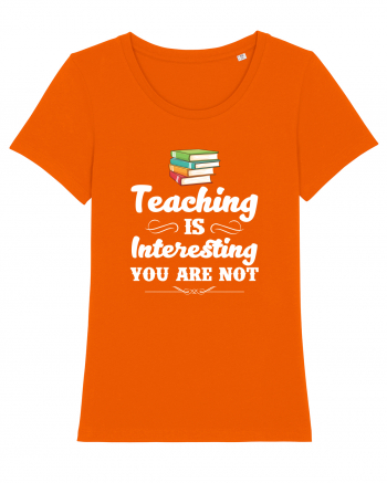 TEACHER Bright Orange