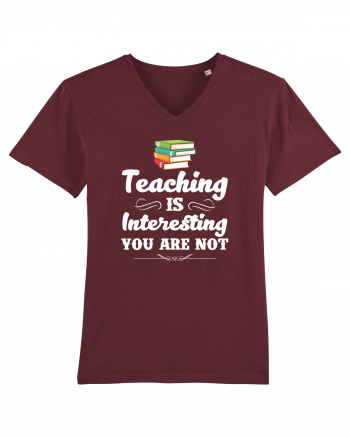 TEACHER Burgundy