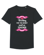 TEACHER Tricou mânecă scurtă guler larg Bărbat Skater