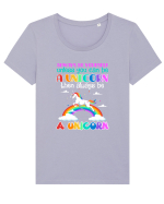 UNICORN Tricou mânecă scurtă guler larg fitted Damă Expresser