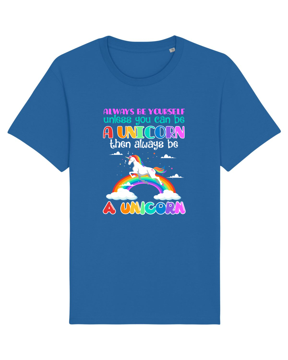 Tricou mânecă scurtă Unisex Rocker Royal Blue