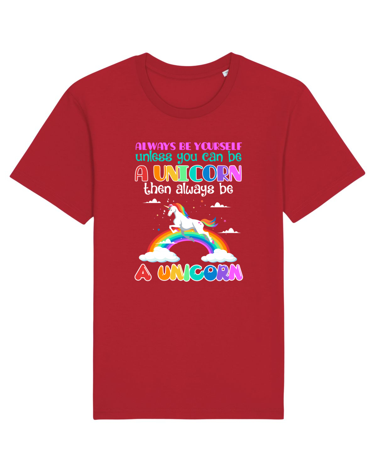Tricou mânecă scurtă Unisex Rocker Red