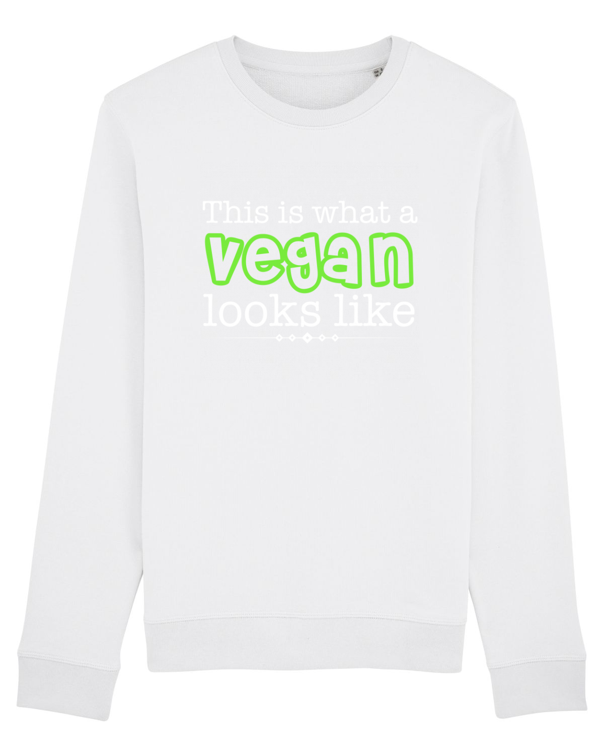 Bluză mânecă lungă Unisex Rise White