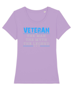 VETERAN Tricou mânecă scurtă guler larg fitted Damă Expresser