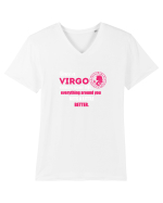 VIRGO Tricou mânecă scurtă guler V Bărbat Presenter