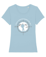 WANDER Tricou mânecă scurtă guler larg fitted Damă Expresser