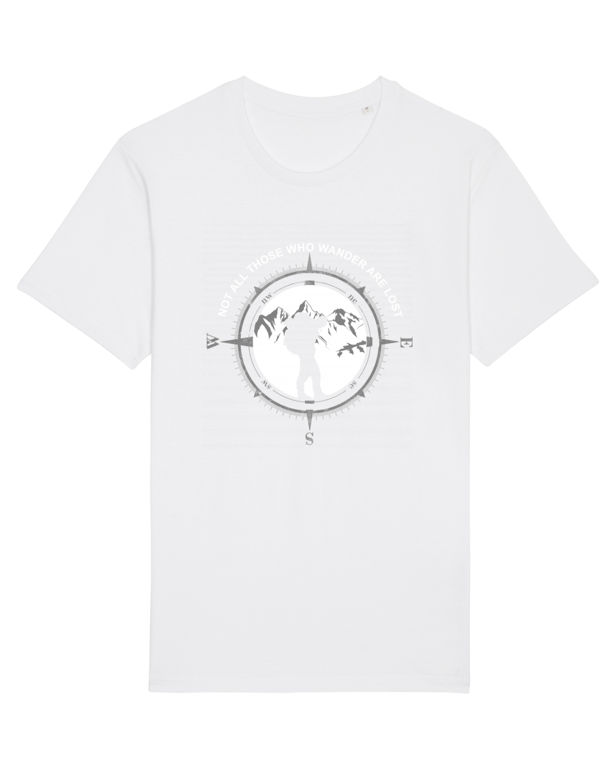 Tricou mânecă scurtă Unisex Rocker White