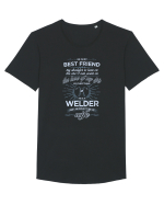 WELDER Tricou mânecă scurtă guler larg Bărbat Skater