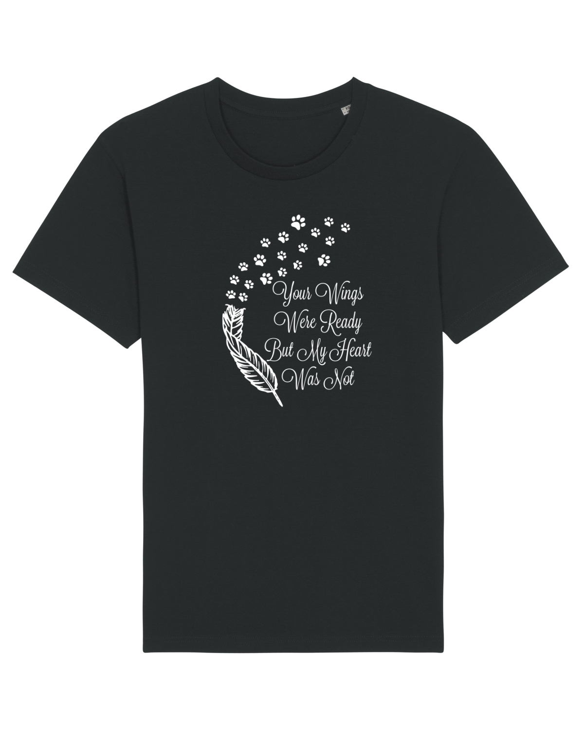 Tricou mânecă scurtă Unisex Rocker Black