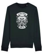 Piston Skull Power White Bluză mânecă lungă Unisex Rise
