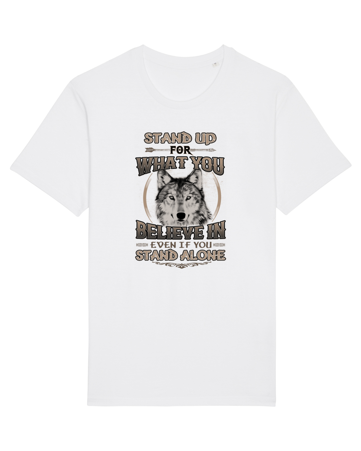 Tricou mânecă scurtă Unisex Rocker White