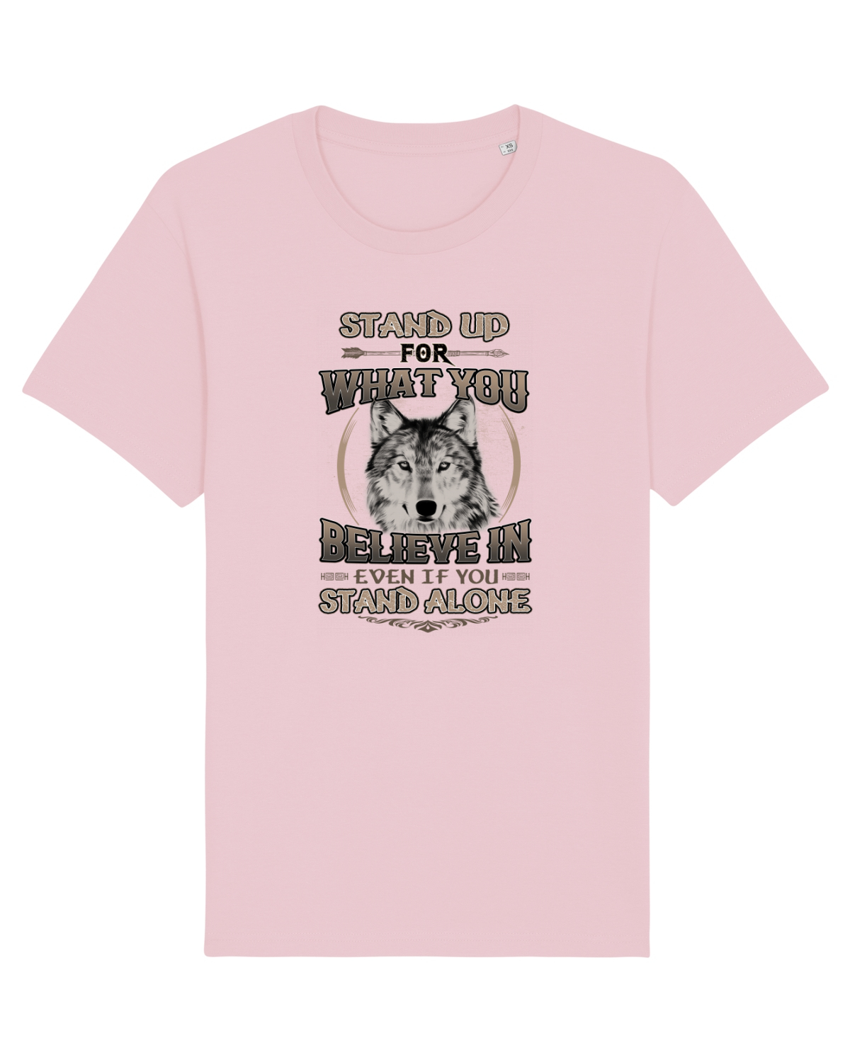 Tricou mânecă scurtă Unisex Rocker Cotton Pink