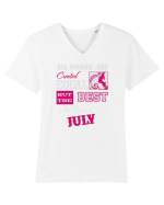 JULY Tricou mânecă scurtă guler V Bărbat Presenter
