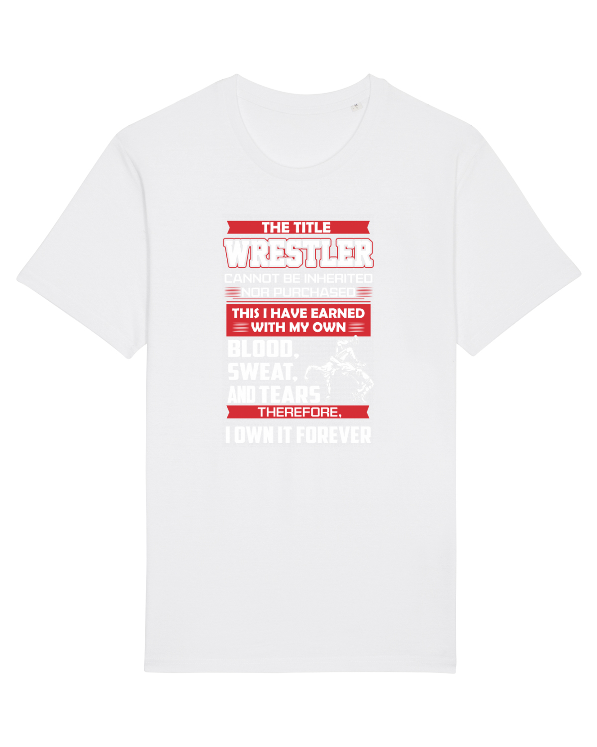 Tricou mânecă scurtă Unisex Rocker White