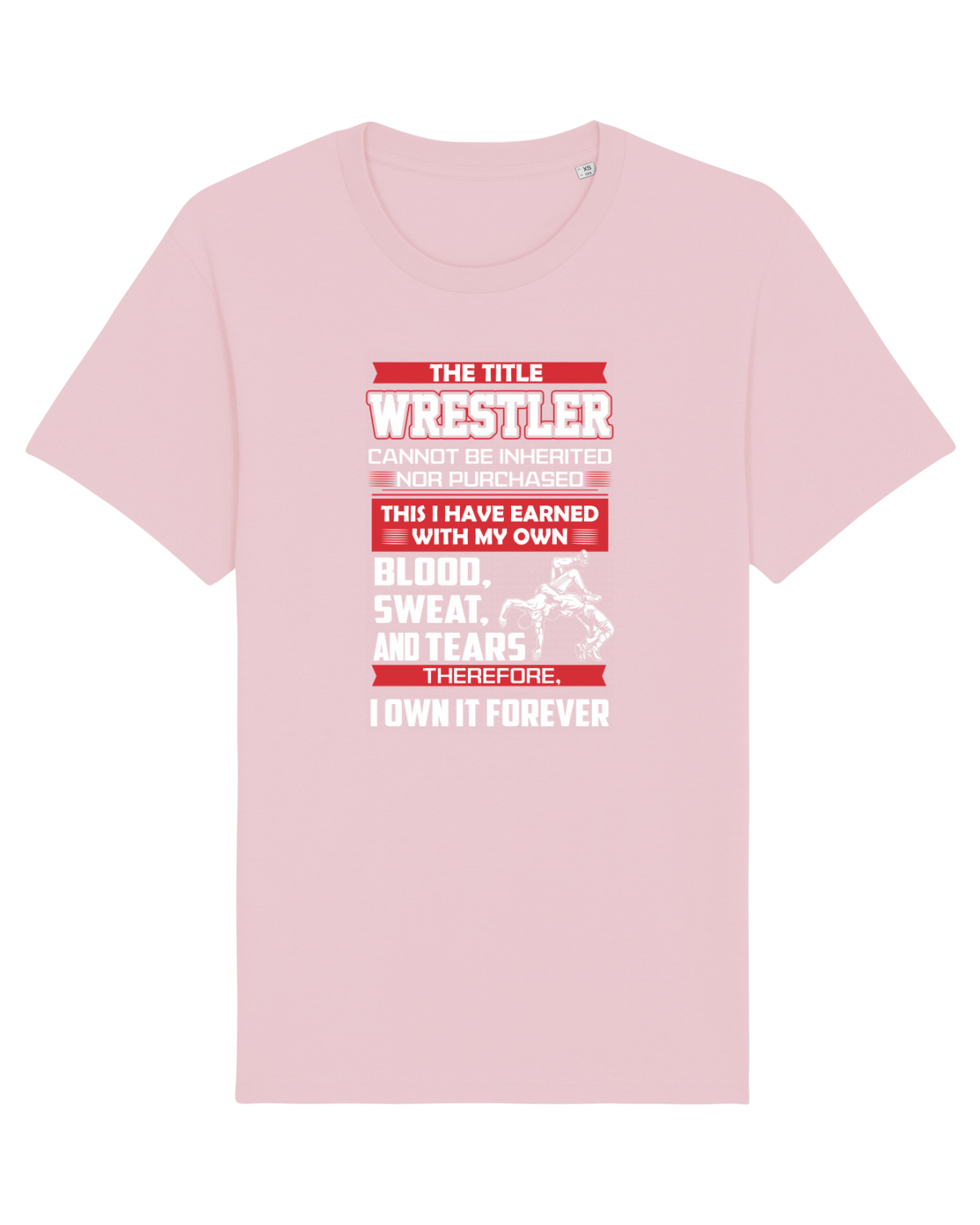 Tricou mânecă scurtă Unisex Rocker Cotton Pink