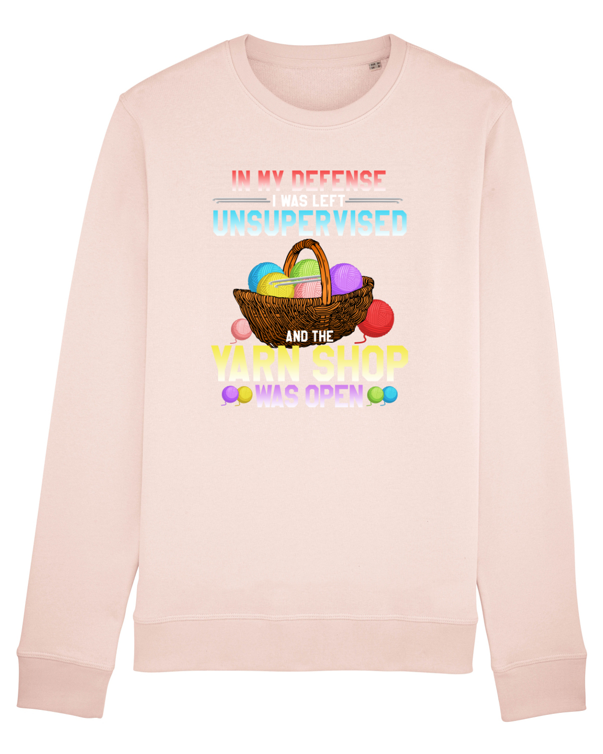 Bluză mânecă lungă Unisex Rise Candy Pink