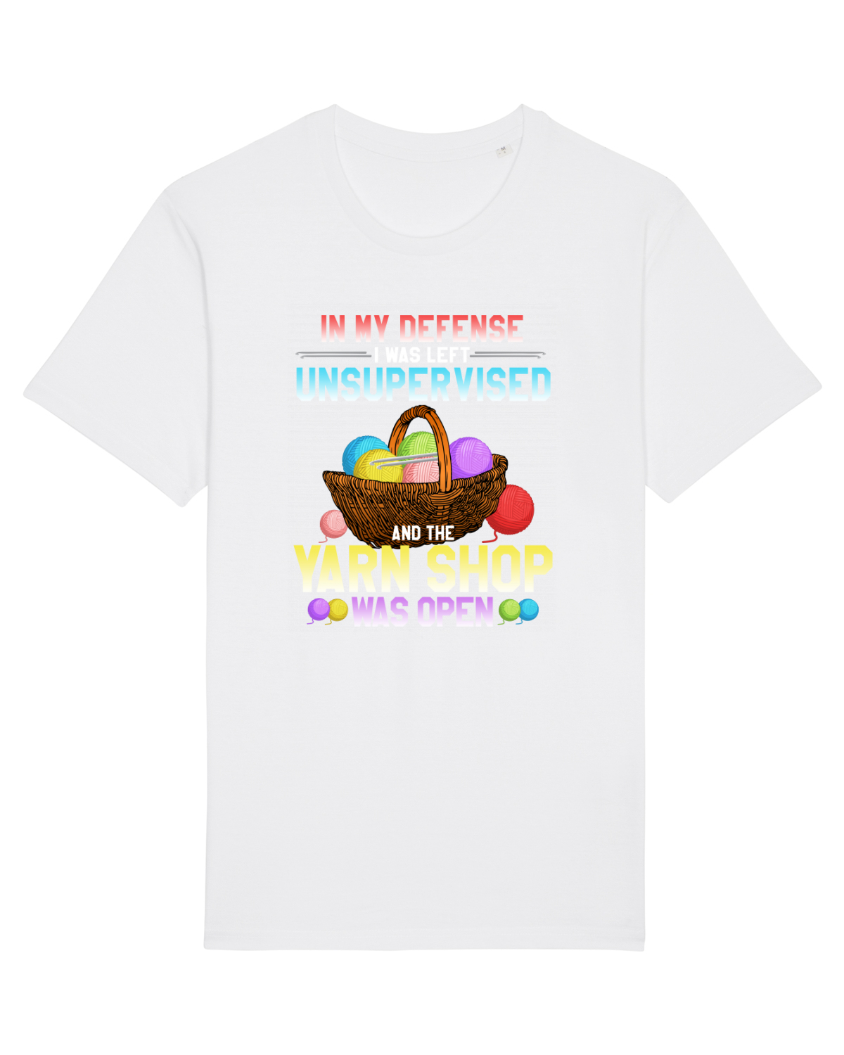 Tricou mânecă scurtă Unisex Rocker White