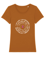 YOGA Tricou mânecă scurtă guler larg fitted Damă Expresser