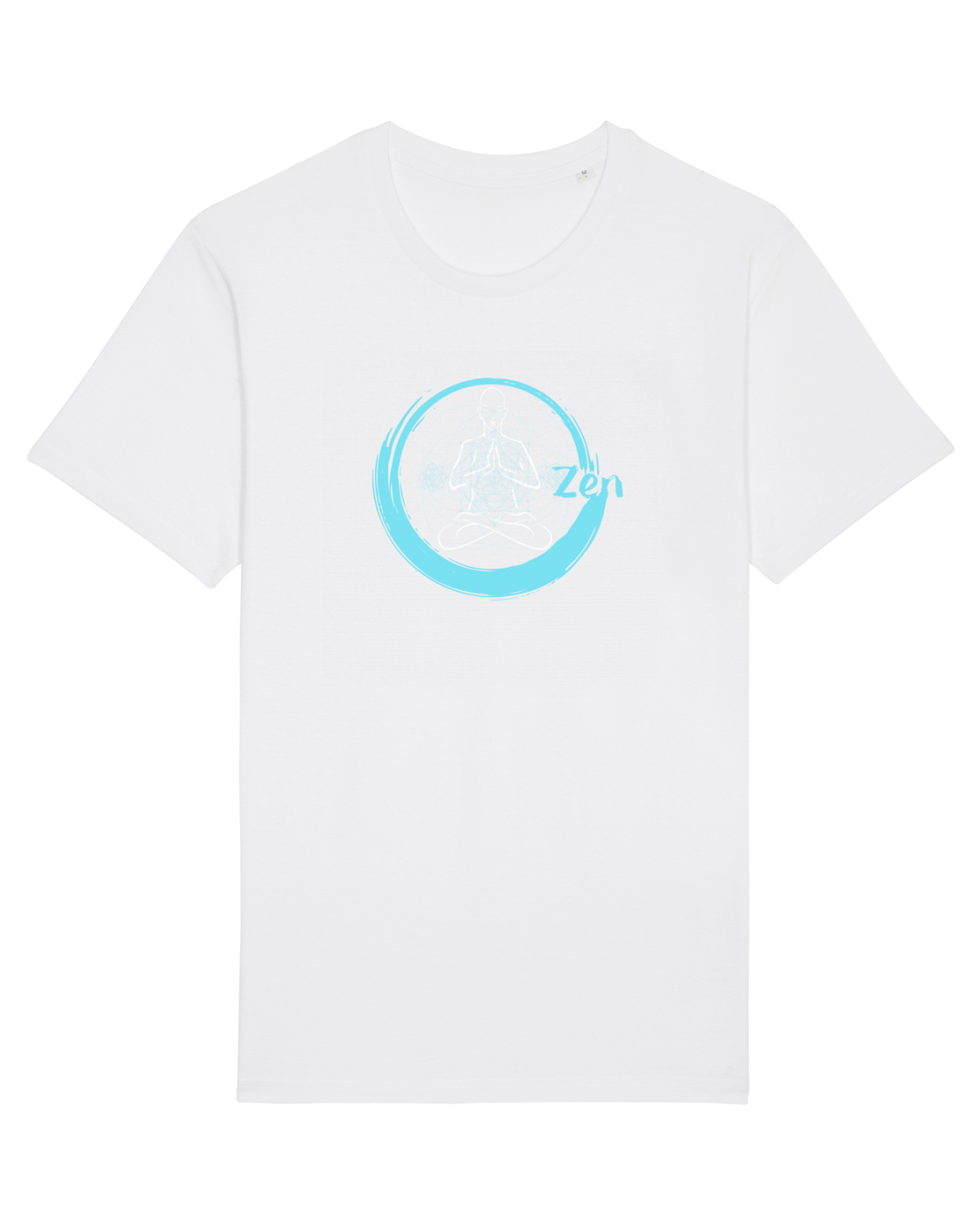 Tricou mânecă scurtă Unisex Rocker White