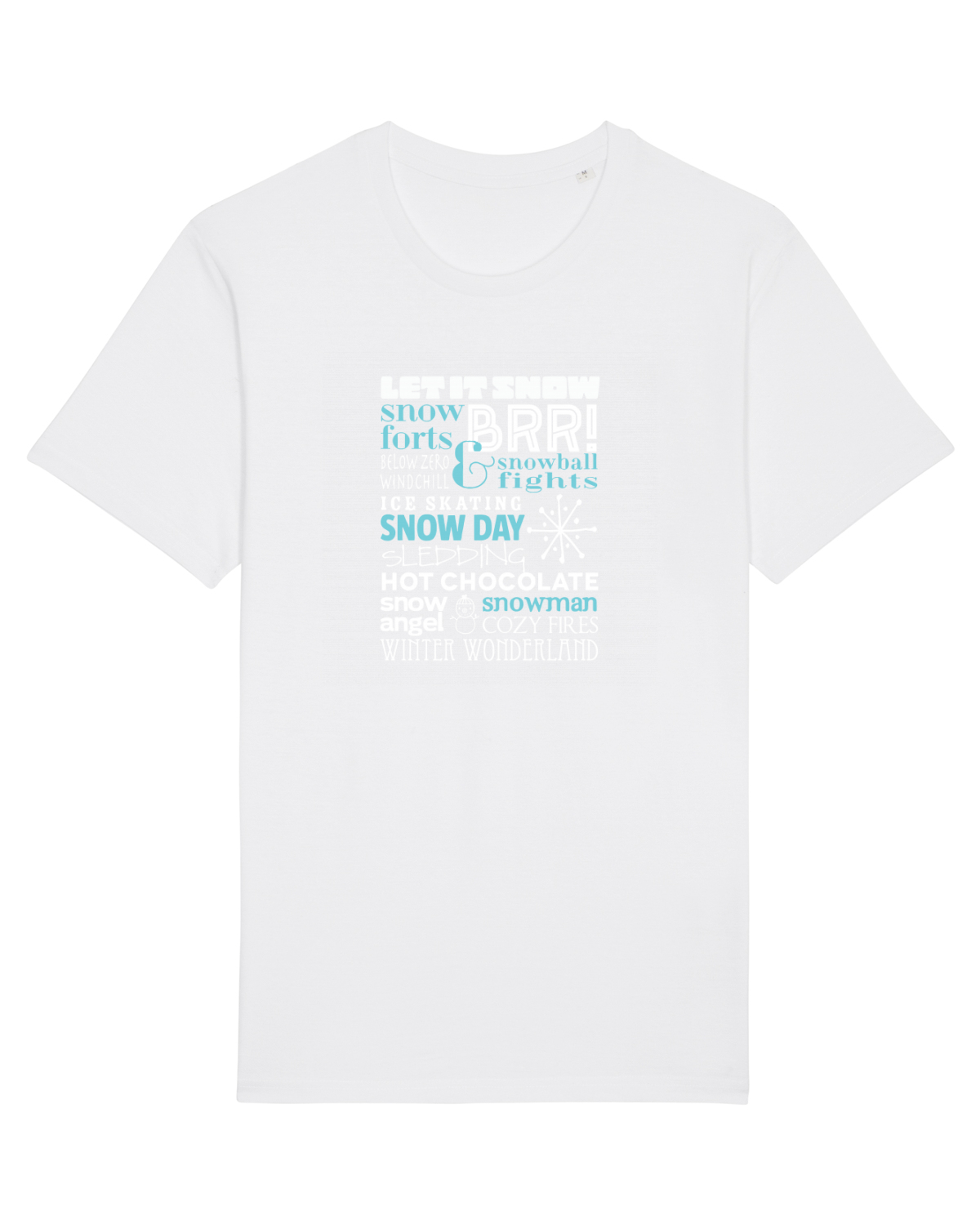 Tricou mânecă scurtă Unisex Rocker White