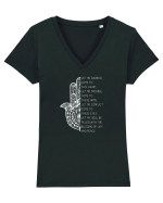 BUDDHA Tricou mânecă scurtă guler V Damă Evoker