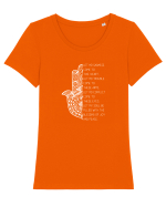 BUDDHA Tricou mânecă scurtă guler larg fitted Damă Expresser
