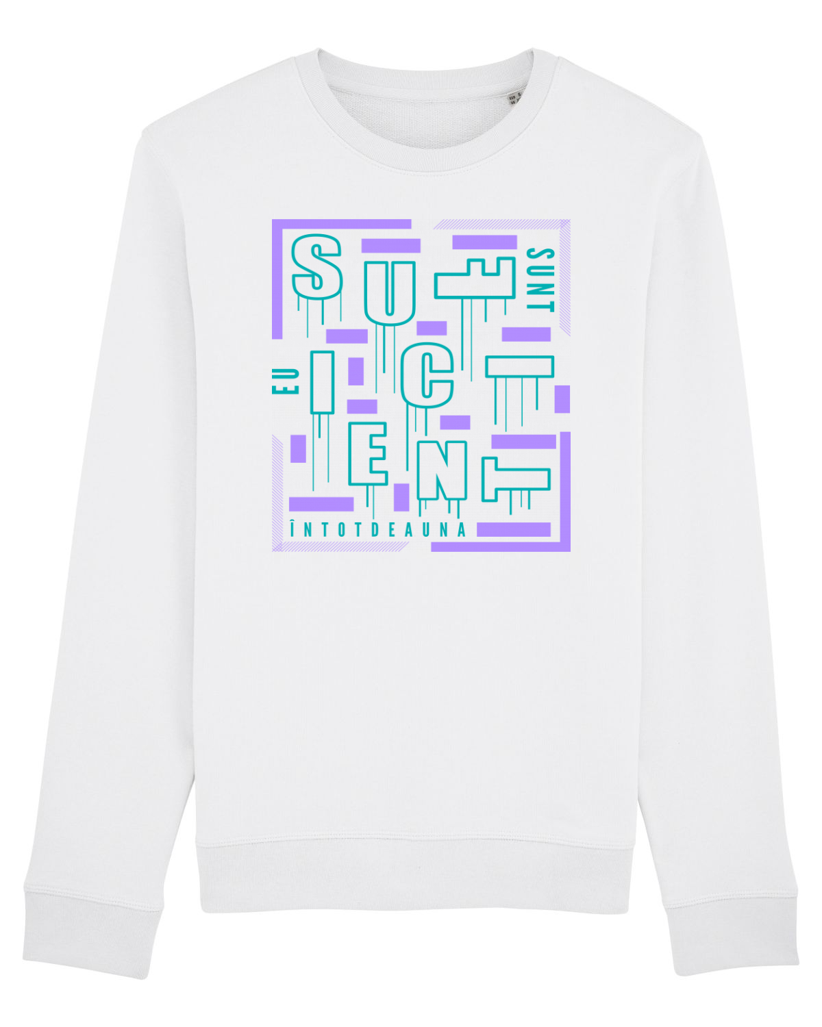 Bluză mânecă lungă Unisex Rise White