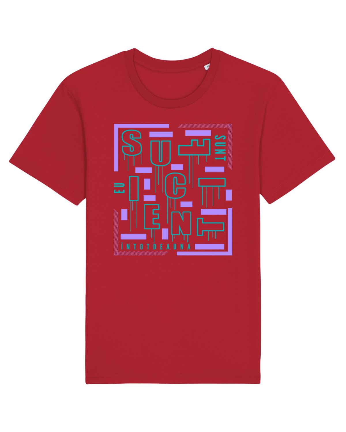 Tricou mânecă scurtă Unisex Rocker Red