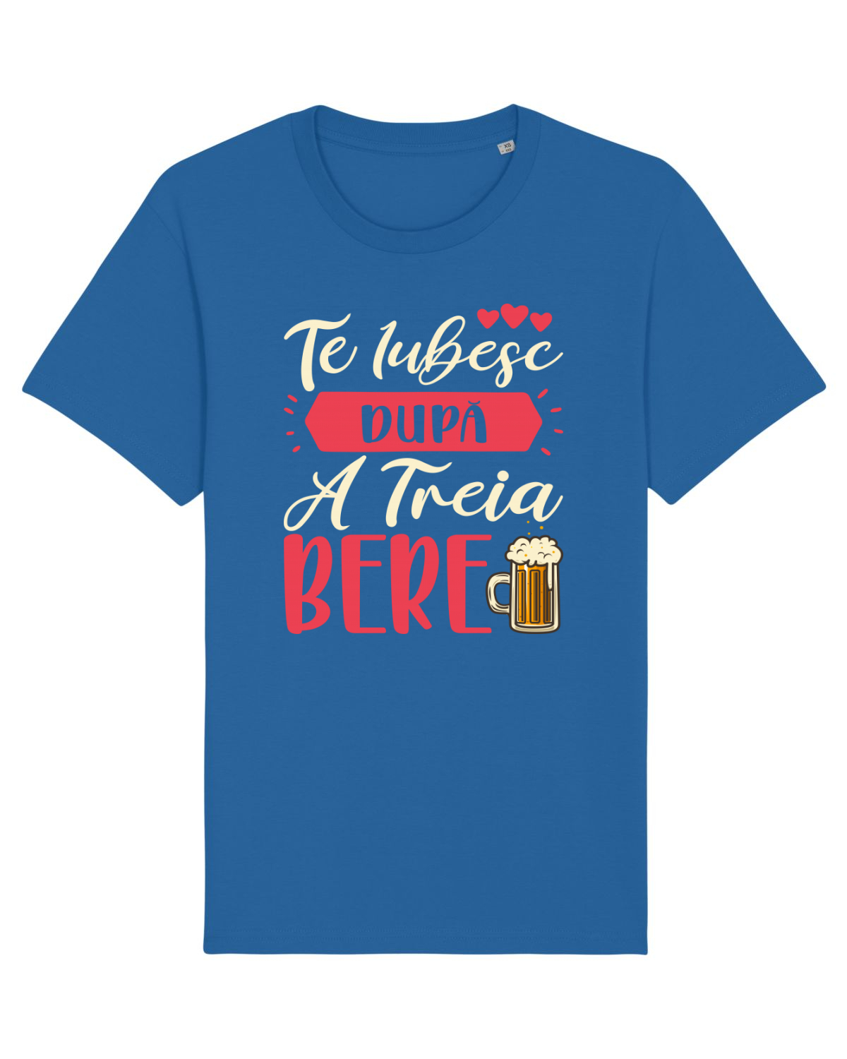Tricou mânecă scurtă Unisex Rocker Royal Blue