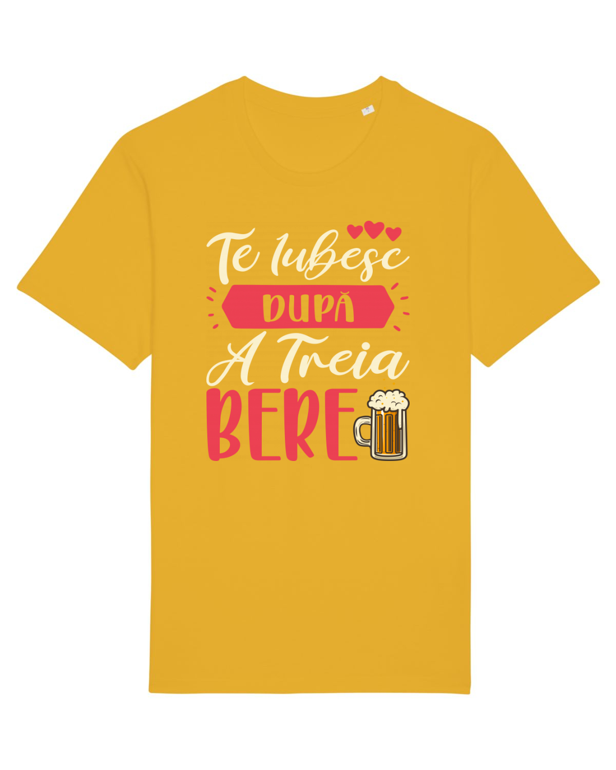 Tricou mânecă scurtă Unisex Rocker Spectra Yellow