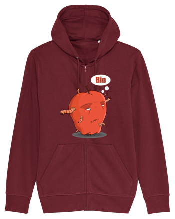 Red Bio worm apple Burgundy