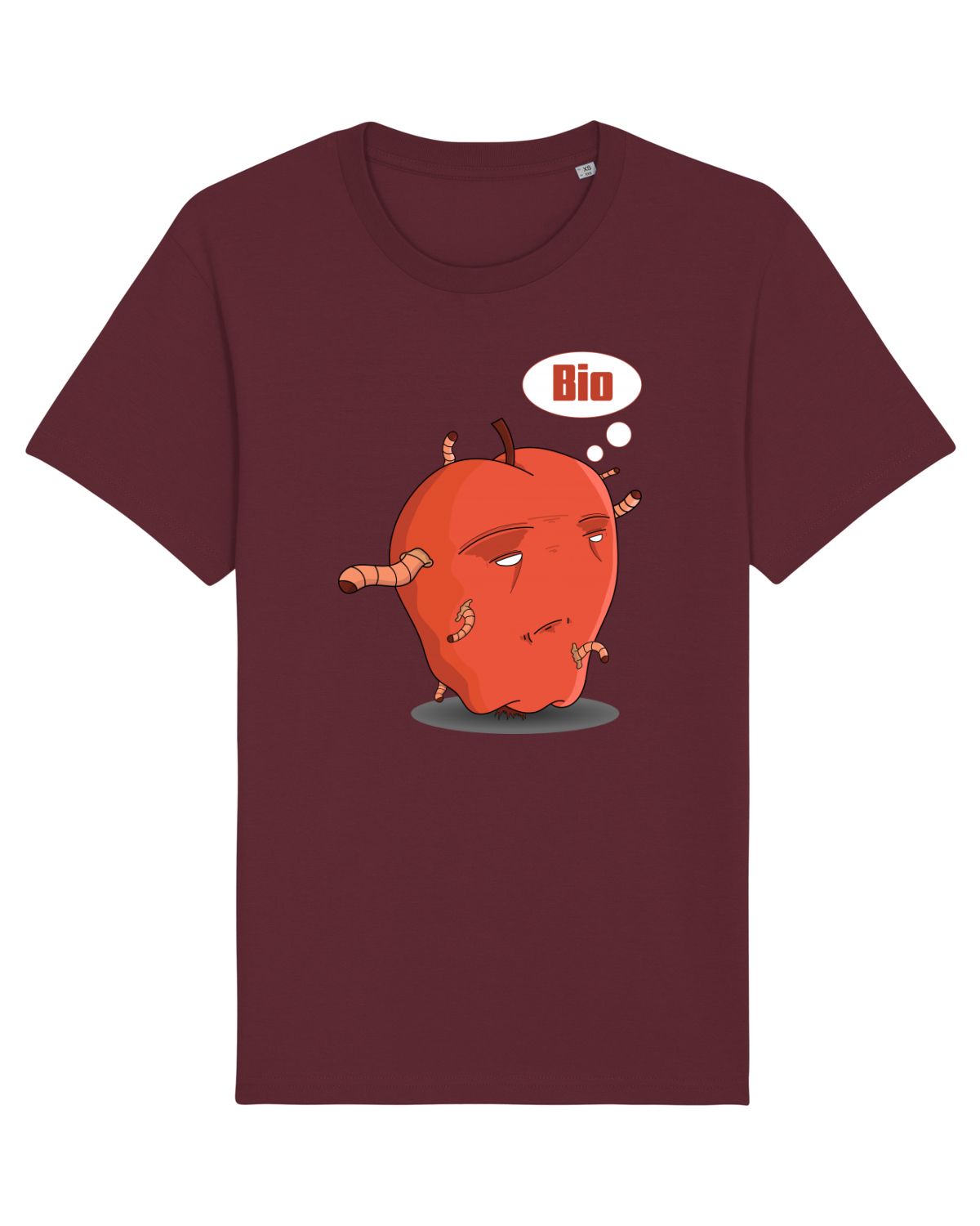Tricou mânecă scurtă Unisex Rocker Burgundy