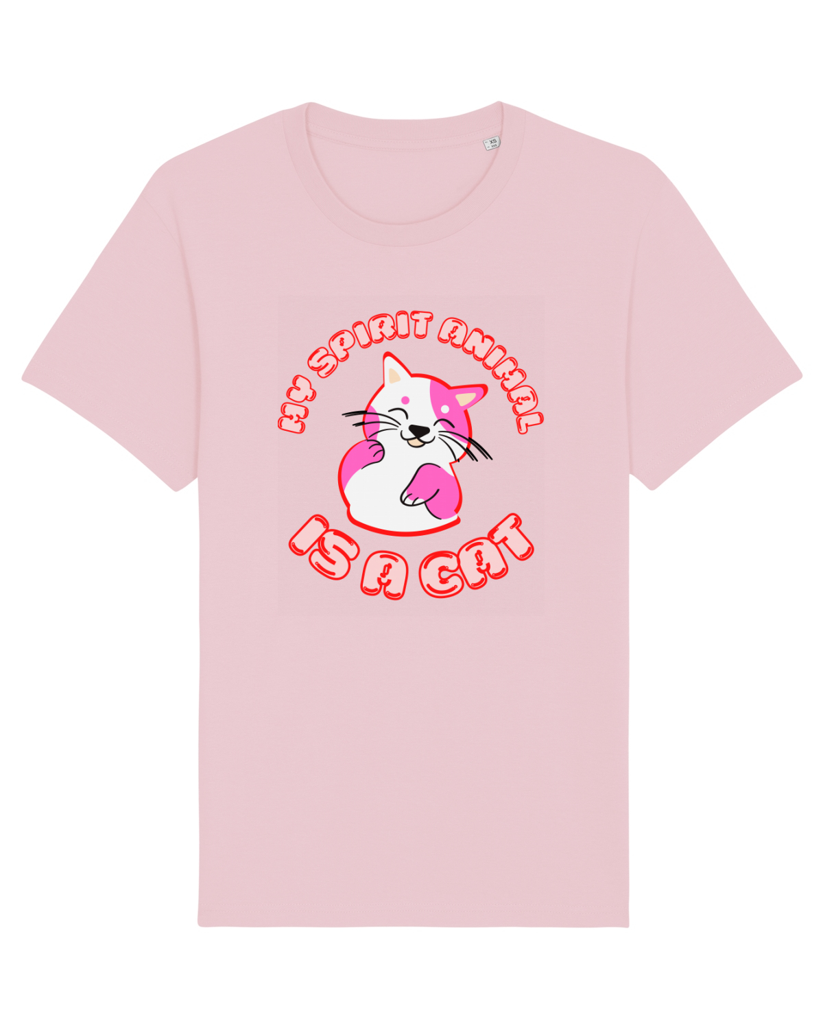 Tricou mânecă scurtă Unisex Rocker Cotton Pink