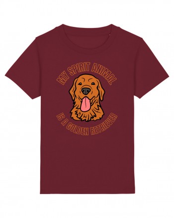 My Spirit Animal Is A Golden Retriever  Burgundy