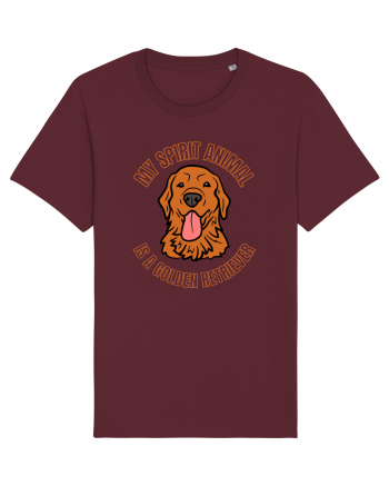 My Spirit Animal Is A Golden Retriever  Burgundy