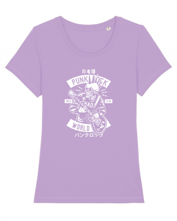 Punk Rock Skull White Lavender Dawn