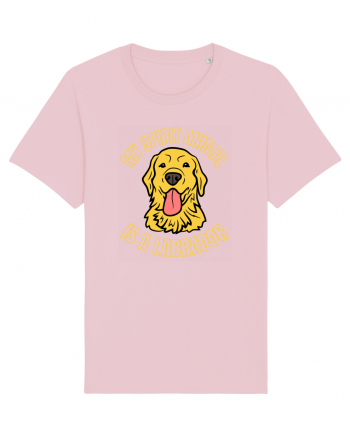 My Spirit Animal Is A Labrador Cotton Pink