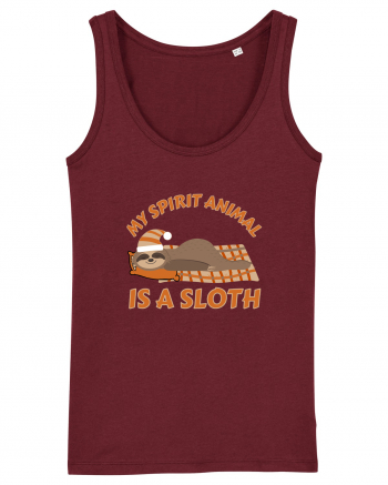 My Spirit Animal Is A Sloth Burgundy