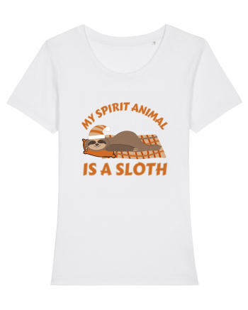 My Spirit Animal Is A Sloth White