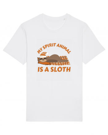 My Spirit Animal Is A Sloth White