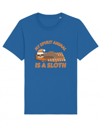 My Spirit Animal Is A Sloth Royal Blue