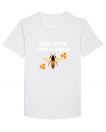 QUEEN BEE Tricou mânecă scurtă guler larg Bărbat Skater