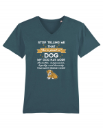 DOG Tricou mânecă scurtă guler V Bărbat Presenter