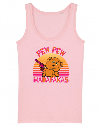 Pew Pew Dog Cotton Pink