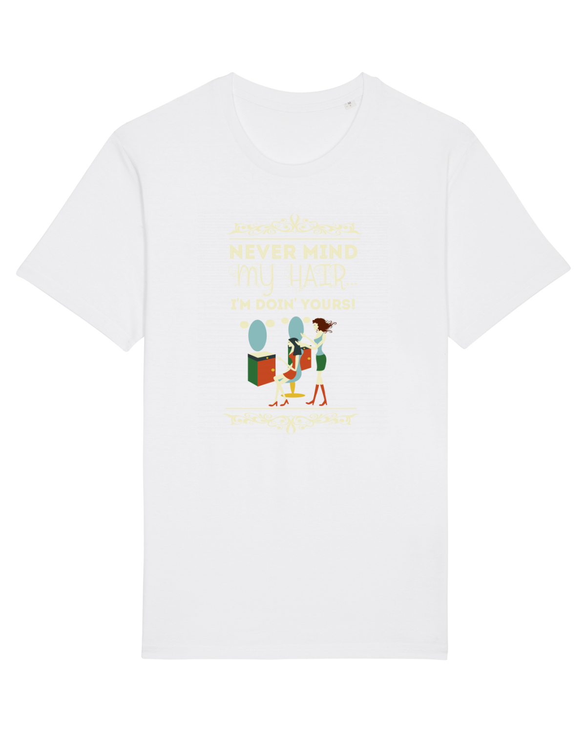 Tricou mânecă scurtă Unisex Rocker White