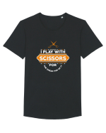 HAIR STYLIST Tricou mânecă scurtă guler larg Bărbat Skater