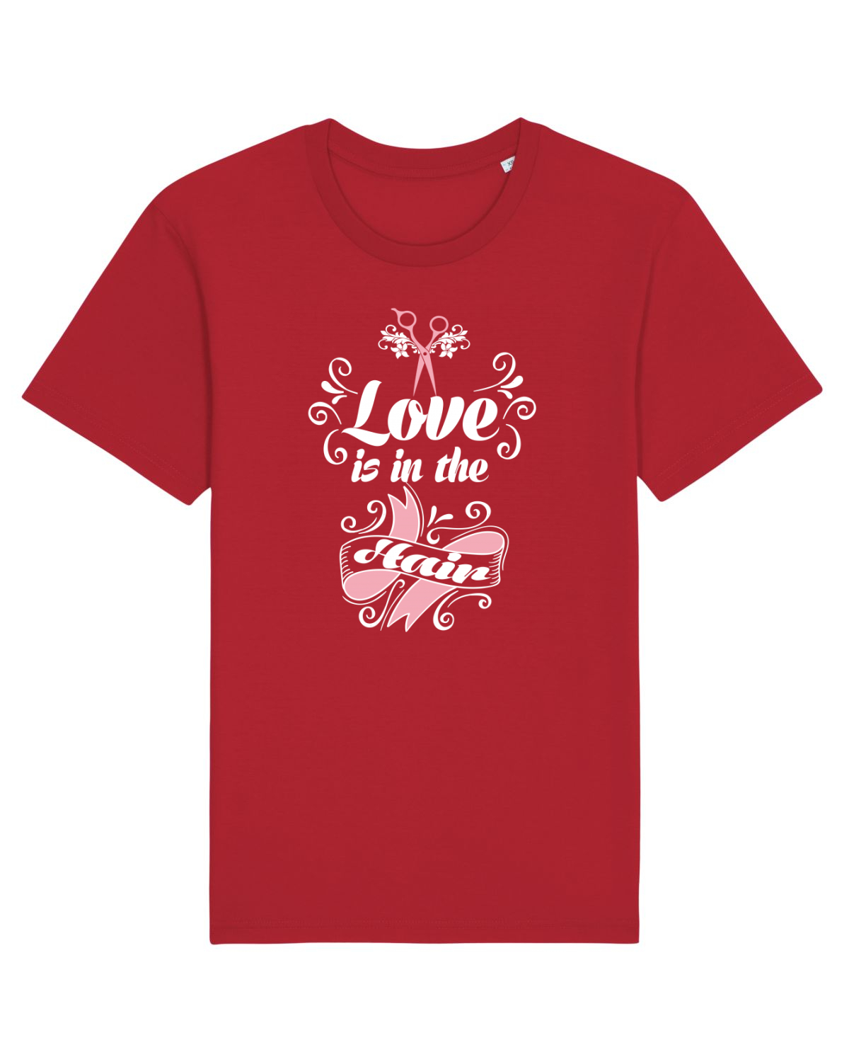 Tricou mânecă scurtă Unisex Rocker Red