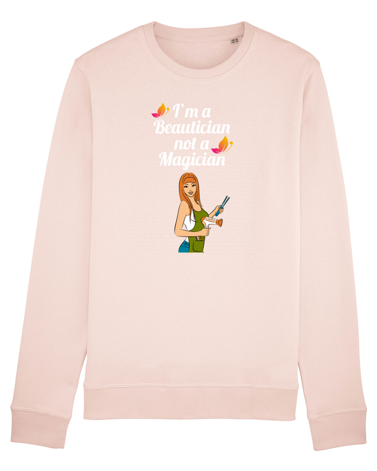 Bluză mânecă lungă Unisex Rise Candy Pink