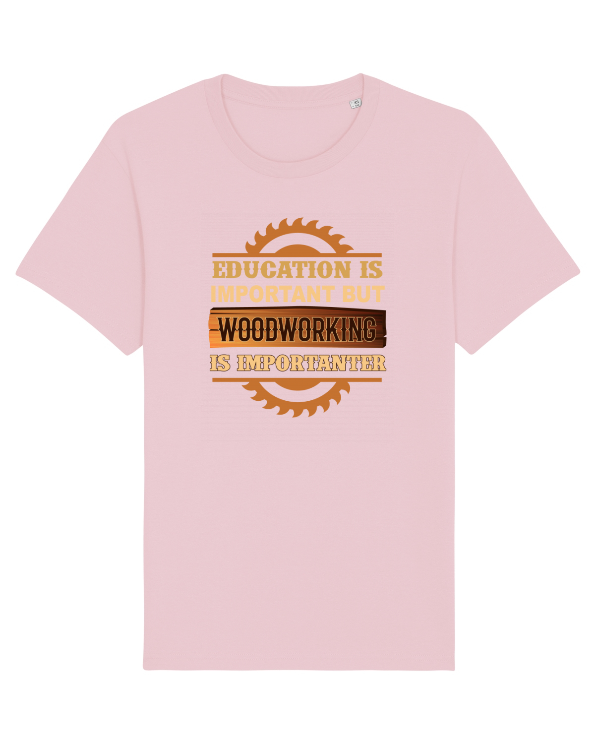 Tricou mânecă scurtă Unisex Rocker Cotton Pink